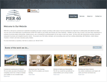 Tablet Screenshot of pier60texas.com